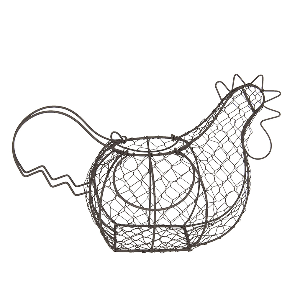 Porte-Oeufs Noir 40x23x28 cm