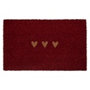 Zerbino Rosso Marrone 75x45x1 cm