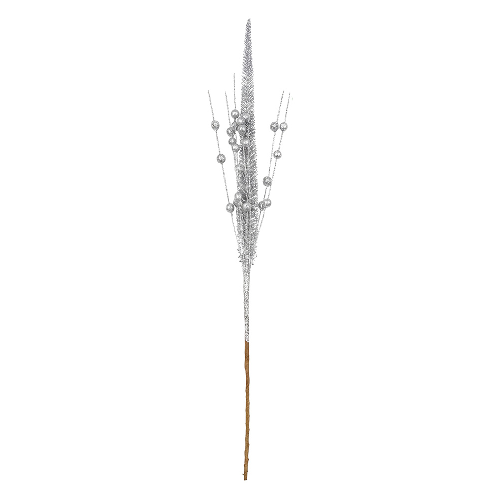 Weihnachtsdeko Silberfarbig 57 cm