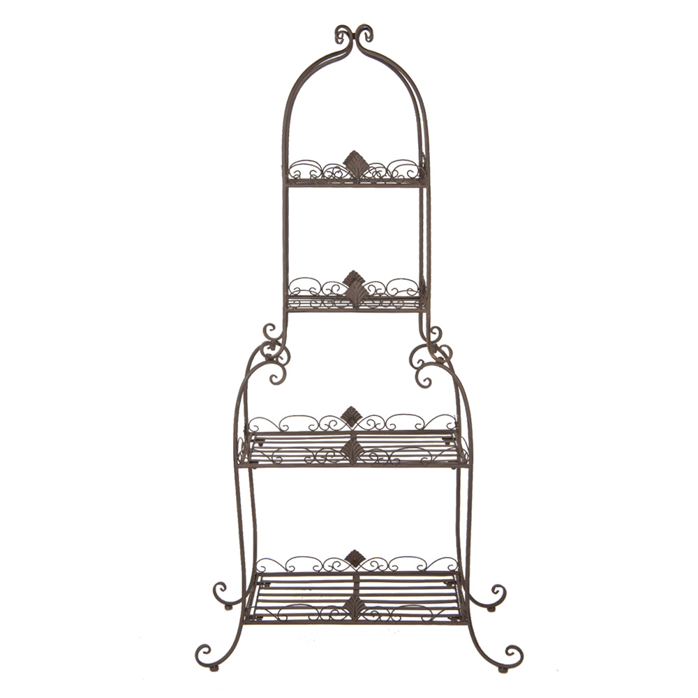 Porta Vaso Marrone 74x39x160 cm