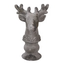 Decoratie hert 17x14x26 cm