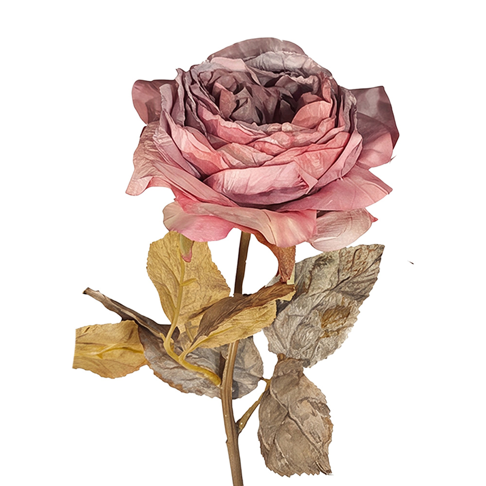 Branche décorative avec fleurs Rose 63 cm