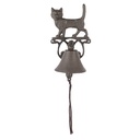 Old Fashioned Doorbel Cast Iron Brown 14x14x24 cm