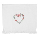 Serviette d'invité Blanc Rose 40x66 cm