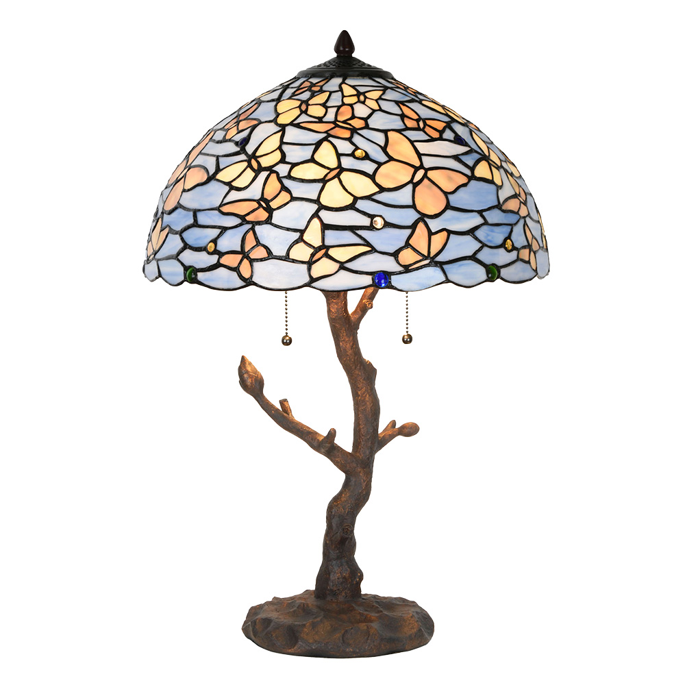 Tafellamp Tiffany Ø 40x60 cm E27/max 2x60W