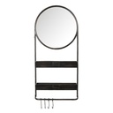 Spiegel met schap 38x12x89 cm