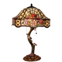 Tafellamp Tiffany Ø 45x62 cm E27/max 3x60W