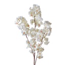 Decoratie tak met bloemen 20x10x106 cm