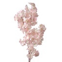 Decoratie tak met bloemen 24x8x100 cm