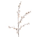 Decoratie tak met bloemen 8x15x120 cm