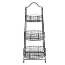 Rek met manden 42x30x108 cm