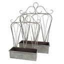 Planthouder (2) 49x15x70 / 38x12x55 cm