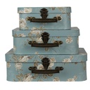 Decoratie koffer (3) 30x21x9/25x18x9/20x16x8 cm