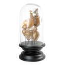 Stolp met decoratie Ø 19x39 cm