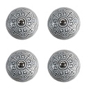 Deurknop set van 4 Ø 4x3/6 cm
