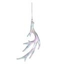 Decoratie hanger gewei 18x2x8 cm