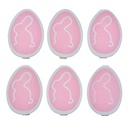 Knijper met ei (set van 6) 3x1x5 cm