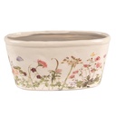 Decoratie bloempot 27x13x14 cm
