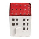 Decoratie huisje 8x7x12 cm