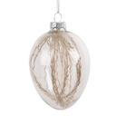 Decoratie hanger ei Ø 7x10 cm