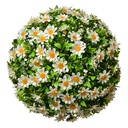 Decoratie bol kunstbloem margriet Ø 30 cm