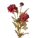 Decoratie tak met bloemen 9x9x68 cm