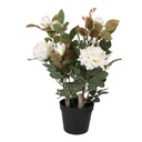 Decoratie kunstplant rozen 20x20x55 cm