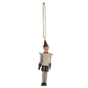 Hanger Pinokkio 3x2x12 cm