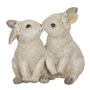 Decoratie konijnen 10x6x10 cm