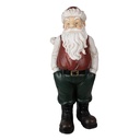 Decoratie kerstman 26x25x51 cm