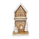 Decoratie huis met LED 8x8x15 cm