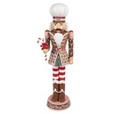 Decoratie notenkraker 15x12x46 cm