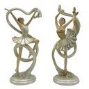 Decoratie ballerina (set van 2) 9x6x18 cm