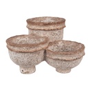 Decoratie bloempot 27x29x17 cm