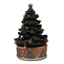 Muziekdoos kerstboom Ø 12x18 cm