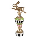 Decoratie konijn 19x13x43 cm