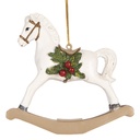 Decoratie hanger hobbelpaard 12x4x11 cm