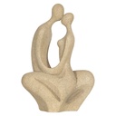 Decoratie zittend koppel 16x8x25 cm