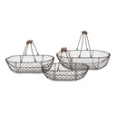 Manden (3) 38x22x10 / 32x18x9 / 29x15x8 cm