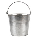Decoratie emmer Ø 18x16/26 cm