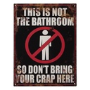 Tekstbord 25x1x33 cm