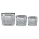 Decoratie planthouder (3) 38x28x36 / 35x25x31 / 32x22x26 cm