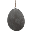 Decoratie hanger ei 10x2x8 cm