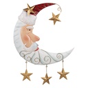 Wanddecoratie kerstman 41x3x53 cm