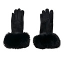 Handschoenen 9x24 cm zwart