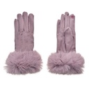 Handschoenen 9x24 cm paars