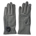 Handschoenen 9x23 cm grijs