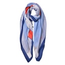 Sjaal 85x180 cm blauw