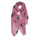 Sjaal 70x180 cm roze