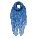 Sjaal 85x180 cm blauw